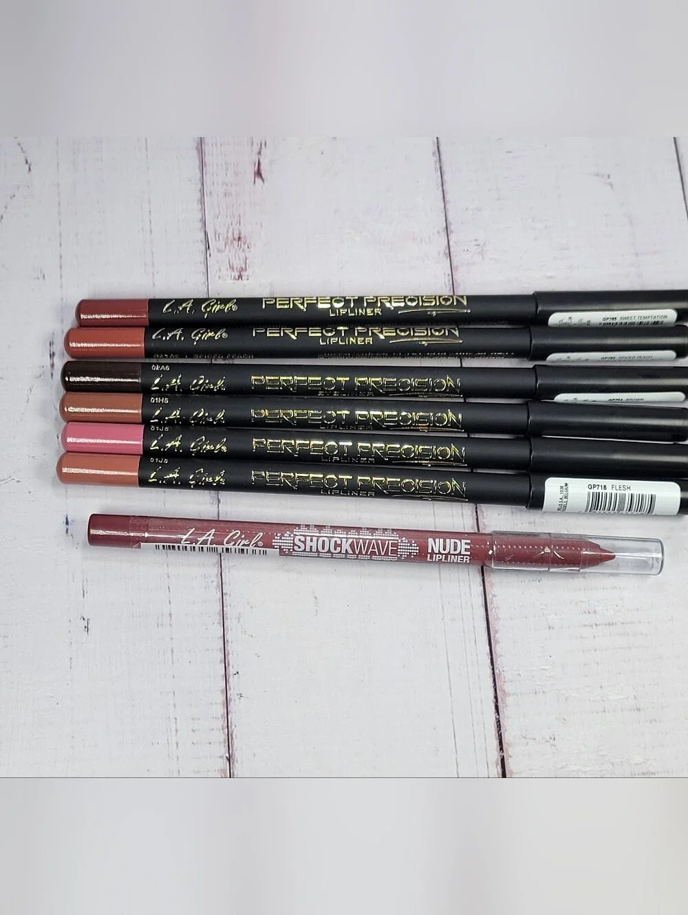 L.A. Girl Perfect Precision & Shockwave Lip Liner Bundle